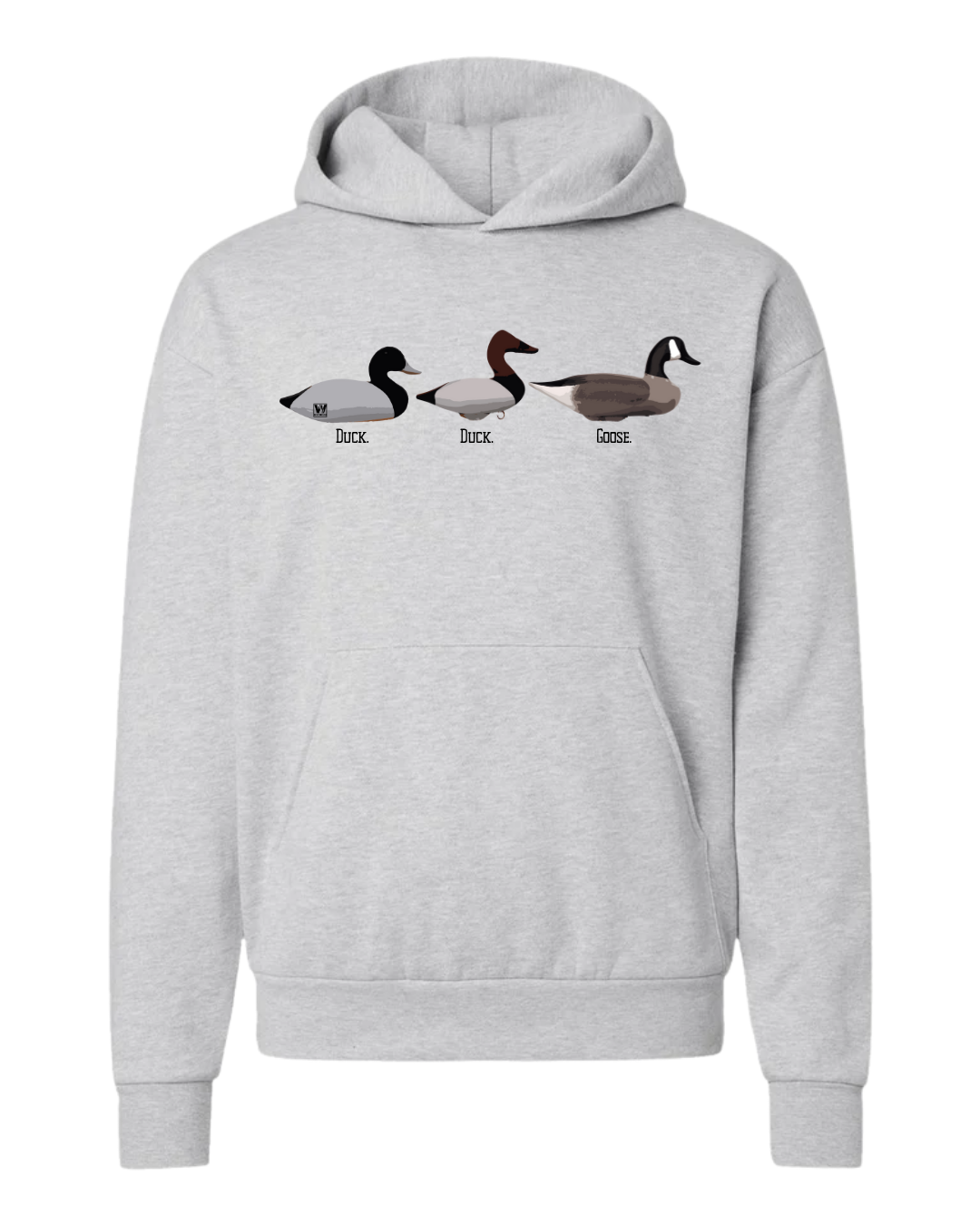 Duck Duck Goose Hoodie Light Gray