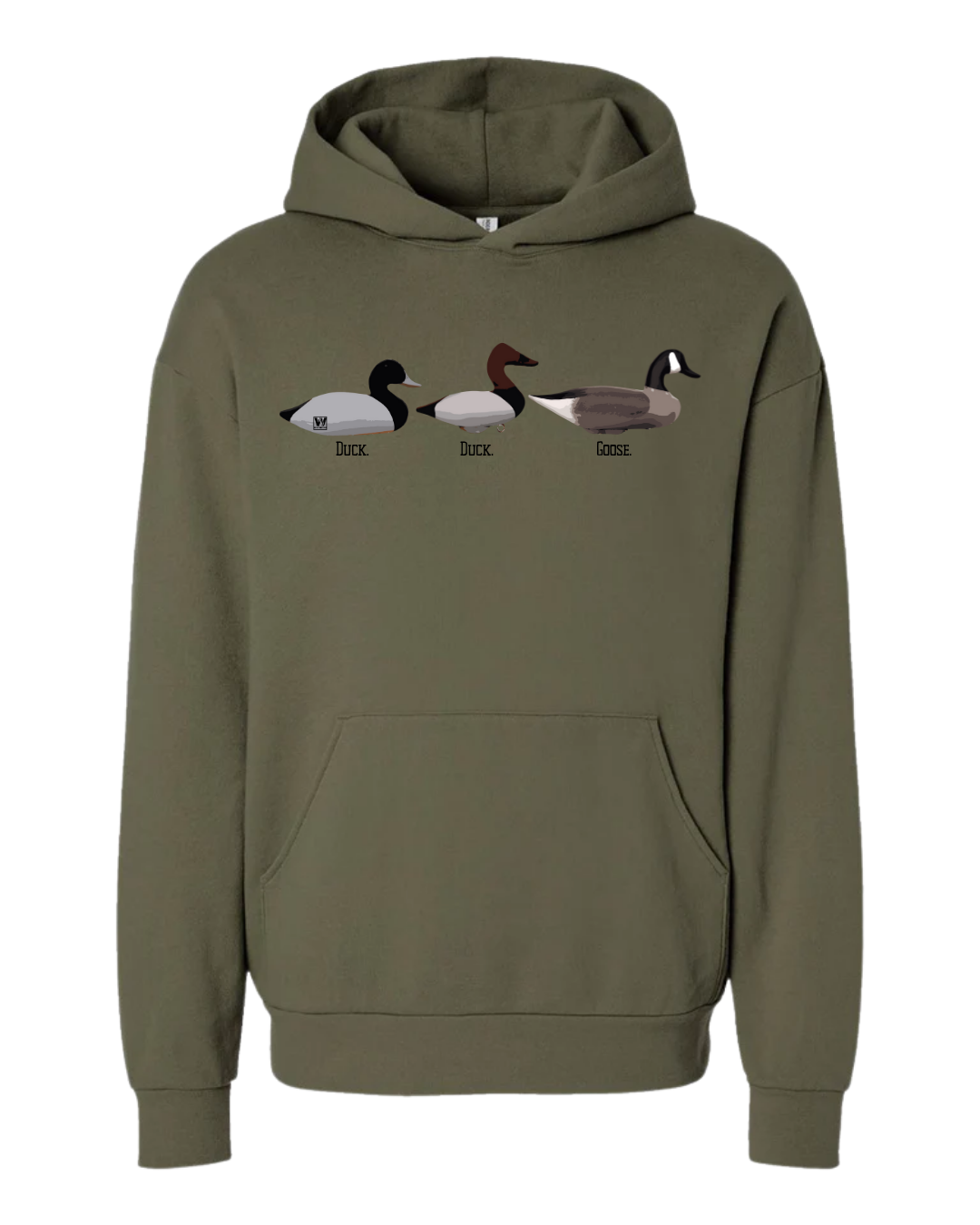 Duck Duck Goose Hoodie Olive