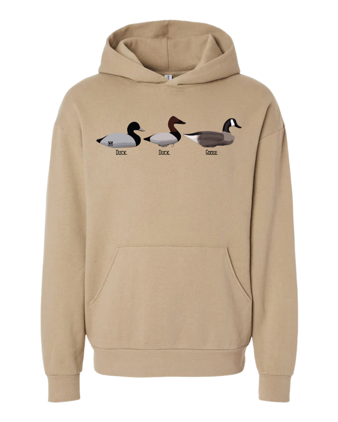 Duck Duck Goose Hoodie Tan