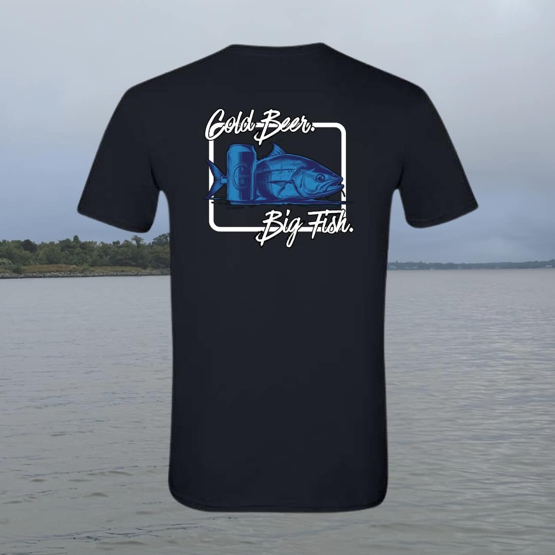 Cold Beer Big Fish Tee